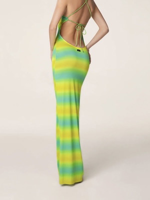 F**K Summer Long Dress New, Yellow