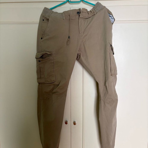 Cargo pants beige like new, size W36