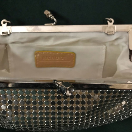 Alexi Andrioti vintage silver hand bag like new