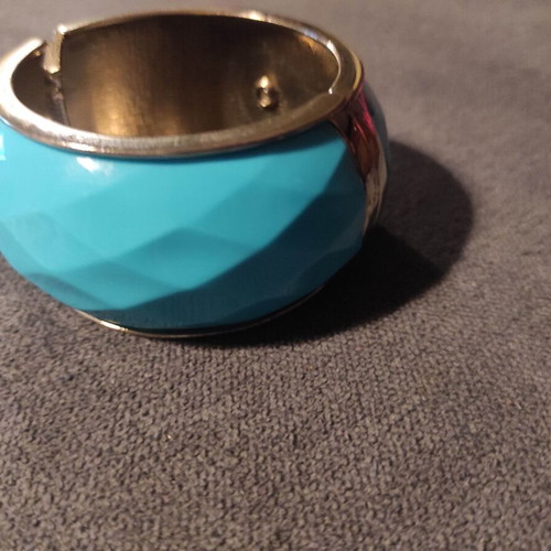 Bone turquoise bracelet new vintage with stainless steel