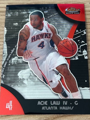 Κάρτα Acie Law IV Hawks Ολυμπιακός Topps 2008 Rookie