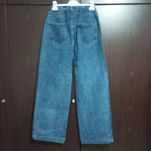 Women's denim pants like new, size 42, blue