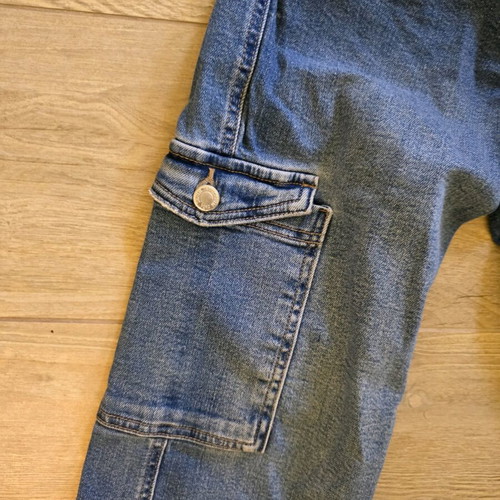 Zara jeans used for 13-14 years, blue with utility pockets