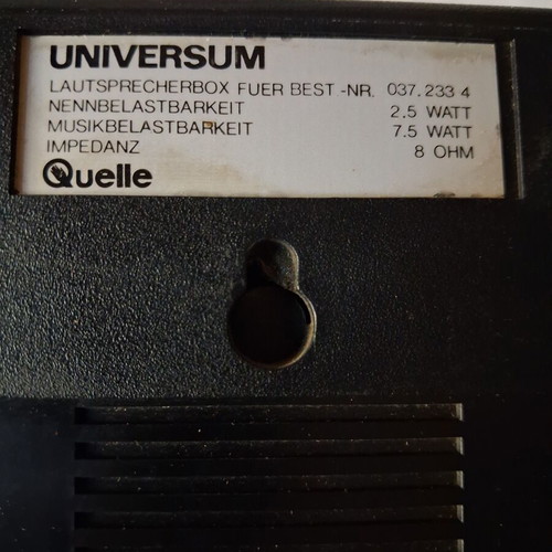 Universum vintage speakers