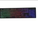 Gaming ενσύρματο φωτιζόμενο πληκτρολόγιο RGB καινούργιο, multimedia