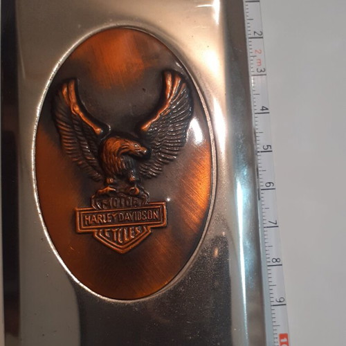 Harley Davidson case used for cigarettes and card holder