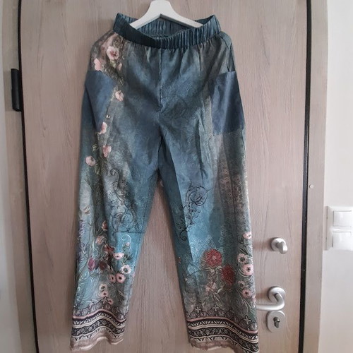 Summer pants new, size M, multicolor