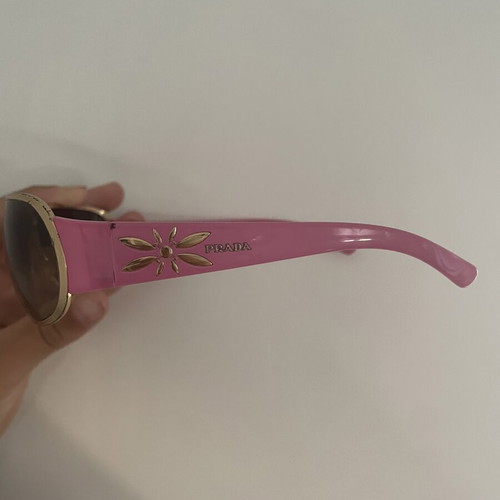 Prada sunglasses, pink and gold