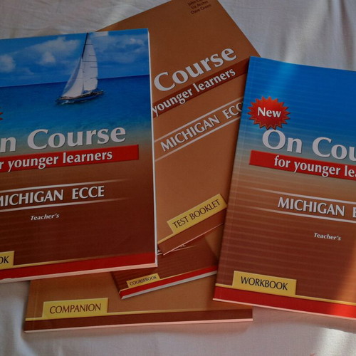 On Course for Younger Learners Michigan ECCE Teacher's Set, 4 Books & CD