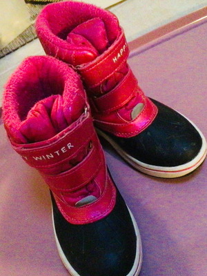 Girls' boots No.30 used, winter, pack with sneakers