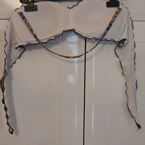 Calzedonia Cobey bikini top bandeau patchwork, like new