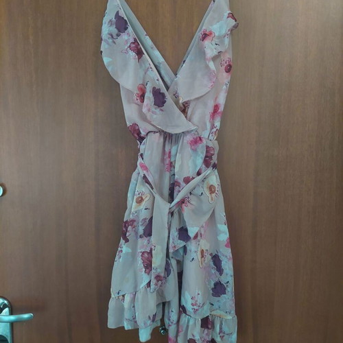 Tunic pink like new, versatile mini dress or long blouse