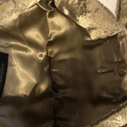 Small shoulder bag in gold colors like new