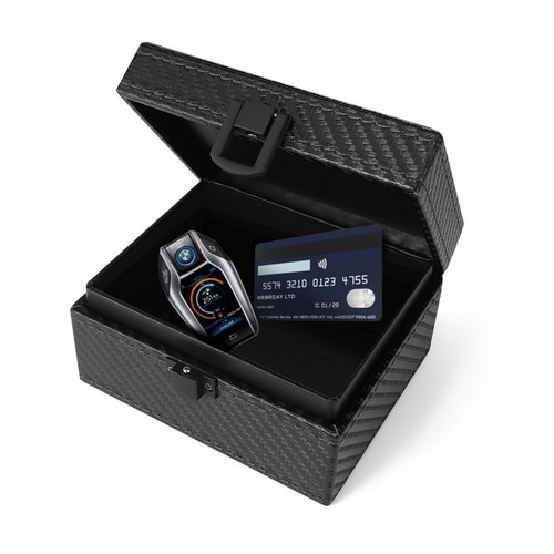 TECH-PROTECT Faraday Box V3 Keyless RFID Signal Blocker Carbon Case Black new