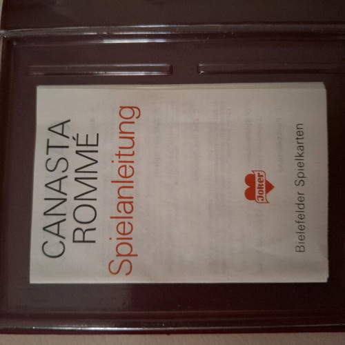 Vintage sealed playing cards new Bielefelder Spielkarten Fabrik GmbH