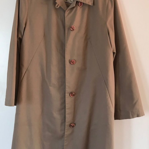 Four Seasons trench coat used, khaki-beige, size S