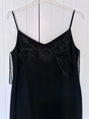 Day long dress new, black evening formal