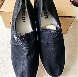 Μαύρα παπούτσια 44 Lacoste ανδρικά