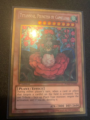 Tytanial Gold rare Yu-Gi-Oh! card like new
