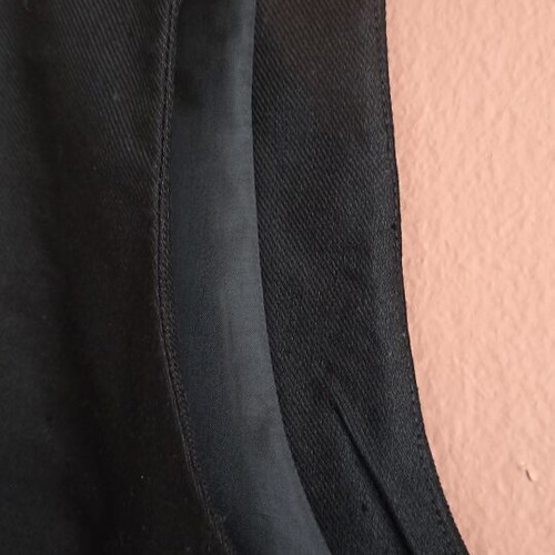 Orsay women's linen vest like new, black, size M