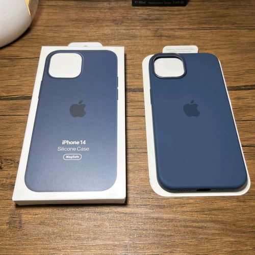 Θήκη iPhone 14 MagSafe Navy Blue καινούργια, αυθεντική Apple
