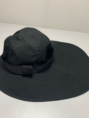Sacai Black Wide Brim Beach Hat new size M