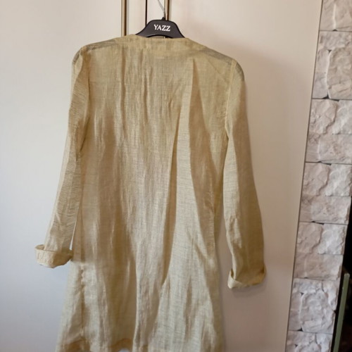 Summer jacket linen with gold thread like new, size S