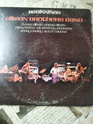 Double LP Alman Brothers Band - Beginnings 1973 used, rock