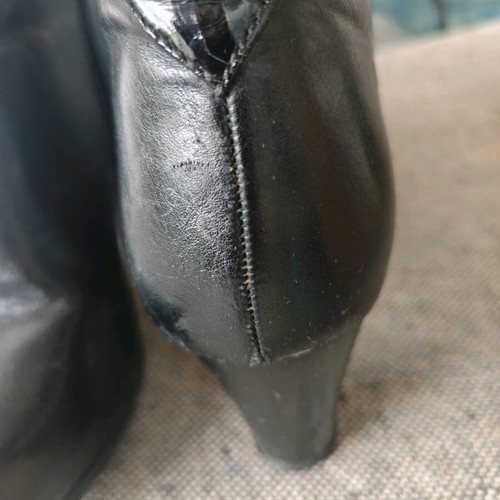 Bsoft ankle boots size 39 used, black with anti-slip sole