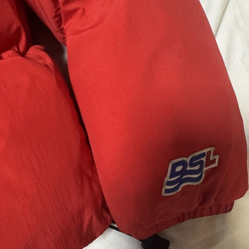 Diesel puffer jacket, red, size M