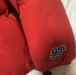 Diesel puffer jacket, red, size M