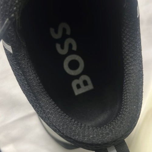 Hugo Boss men's black and white sneakers size 43