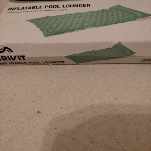 Inflatable pool lounger new dimensions 1.75x80x17cm