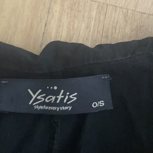 Ysatis Black Short Dress One Size like new