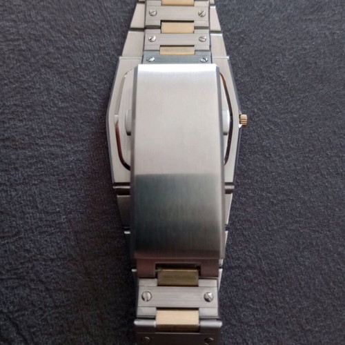Eterna Royal Quartz men's watch used, two-tone design