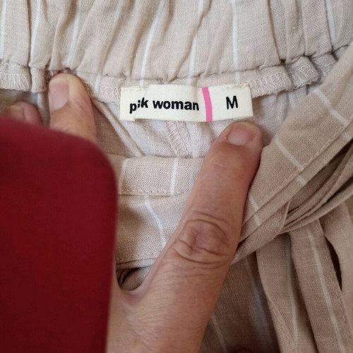 Pink Woman pants new, summer, size medium, beige