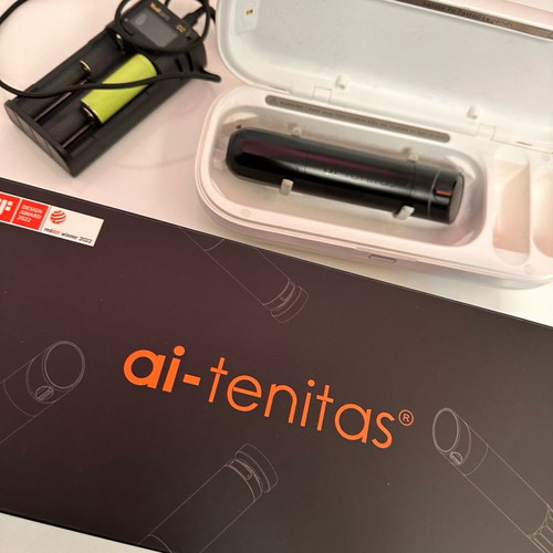 Professional tattoo machine new with sterilizer and 2 ai tenitas batteries