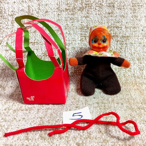 El Greco Bean Doll Clown 80s Vintage Rare New
