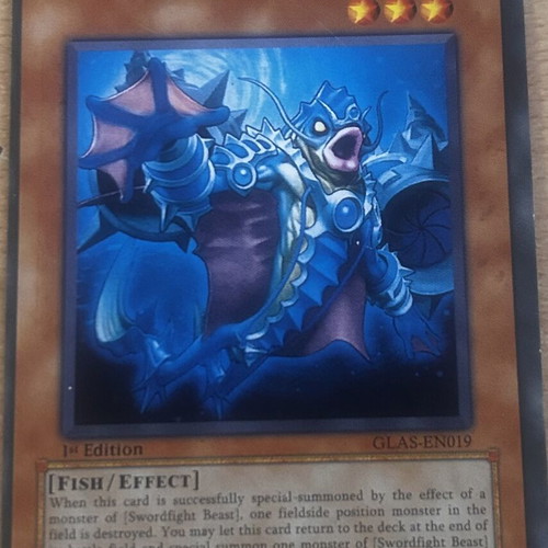 Swordfight Beast Fish Dipper Yu-Gi-Oh! card