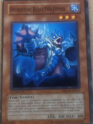 Swordfight Beast Fish Dipper Yu-Gi-Oh! card