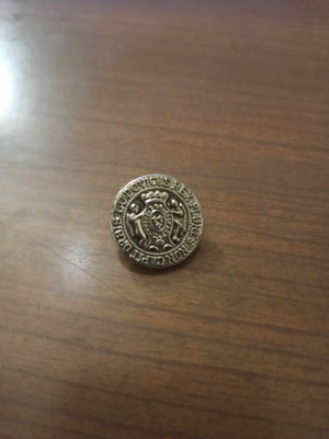 Ludovicus Rex metal button collectible used