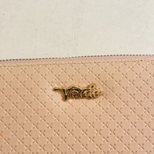 Verde large wallet nude pink color new