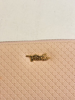 Verde large wallet nude pink color new