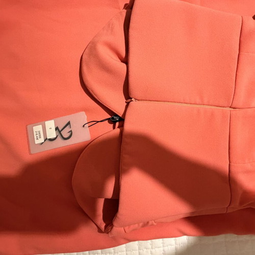 Studio 83 strapless dress new, coral color, size S