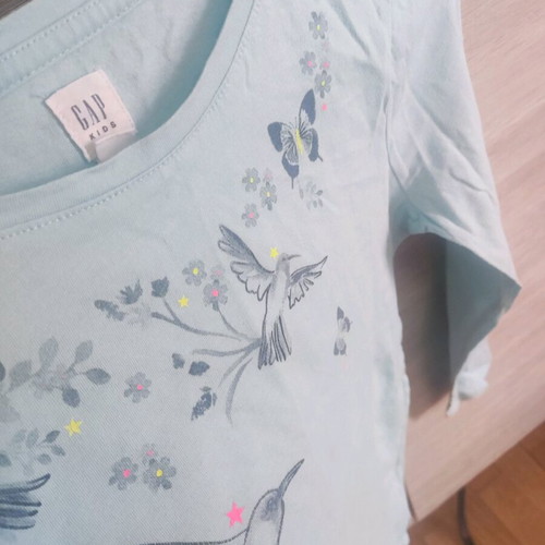 Gap blouse soft turquoise new, for 13 years