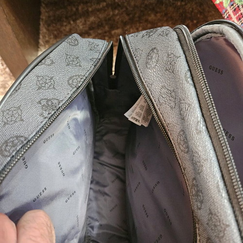 Guess backpack new, black and gray