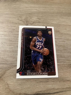 2025-26 Topps Basketball VJ Edgecombe Base RC card like new