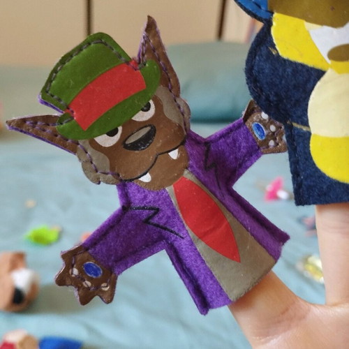 Finger puppets new: Aladdin, Little Red Riding Hood, Ali Baba