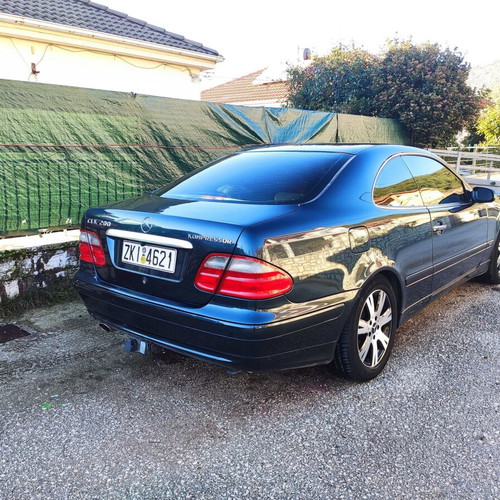 Mercedes CLK 200 Compressor μεταχειρισμένο, μπλε, 2002, 130.000 χλμ, αέριο