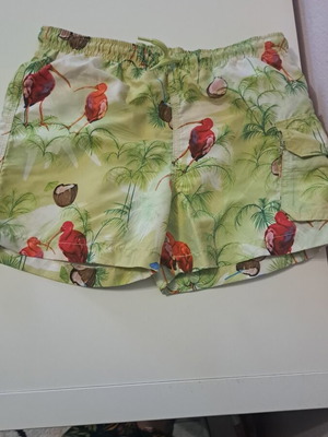 Zara boys' swim shorts like new, size 122 cm, colorful green